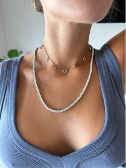 Moissanite Tennis Chain