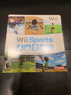 Wii Sports Case Sleeve  NO GAME Or Manual