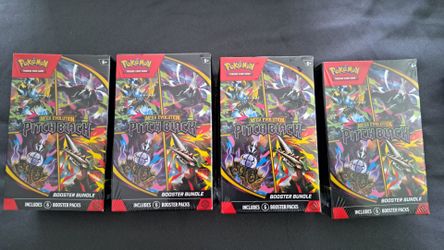 Pokémon TCG Mega Evolution Pitch Black Booster Bundle x4