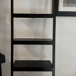 Crate & Barrel Leaning Bookshelf 