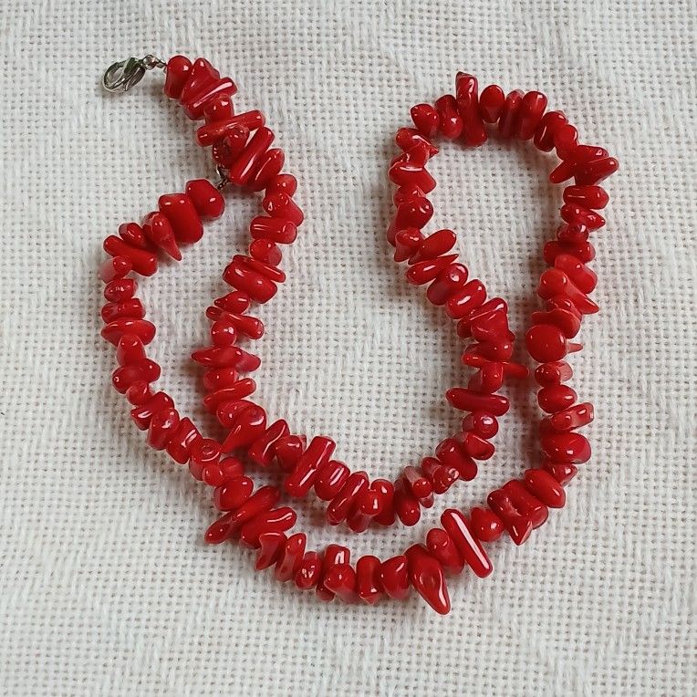 Red Coral Choker Necklace