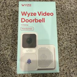 Brand New Wired Video Doorbell Kit (Chime Included), 1080p HD Video, 3:4 Aspect Ratio, 2-way Audio, Night Vision