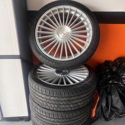 22” ROAD FORCE RIMS w/TIRES.  ✔️ Fitment