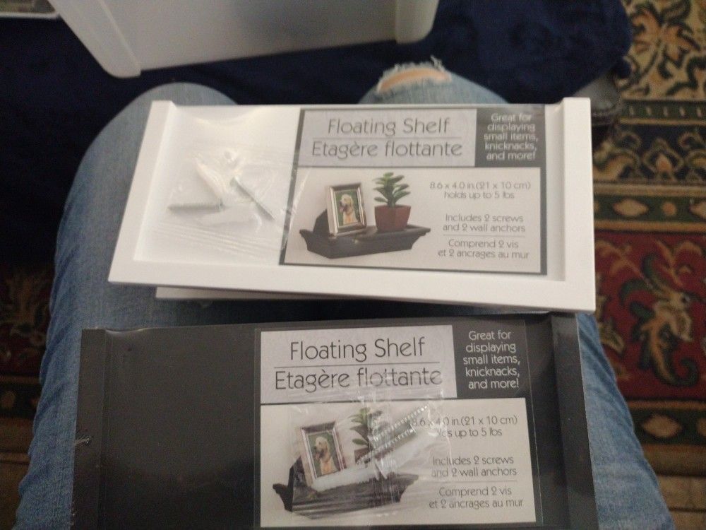 For Small Floating Shelves To Wait And Two Black