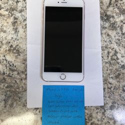 iPhone 6S Plus Rose Gold 16gb UNLOCKED