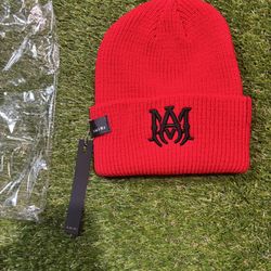 Amiri Red Beanie 