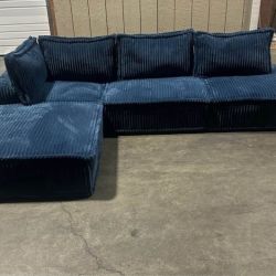 Modern 4-Piece Modular Sectional Sofa – Cozy Deep Seating - Ashley-style