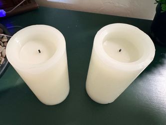 False flame battery candles set of 2