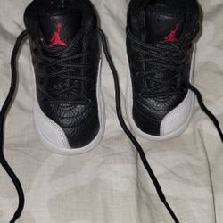 Air Jordan's Retro 12 Playoffs.  Kid Shoes 