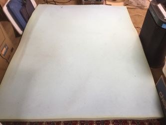 FREE Full / Standard Memory Foam Mattress Topper Two Inch Thick Used Good Condition 2 In x 59 In x 80 In