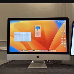 apple 27” IMAC 3.5 GHz I5 16G 512 GB SSD MAC OS Ventura 13.5