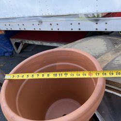 Italian Ceramic Pots 18.5 