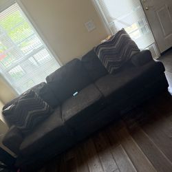 Love Seat And Couch With Table