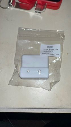 Silver earrings