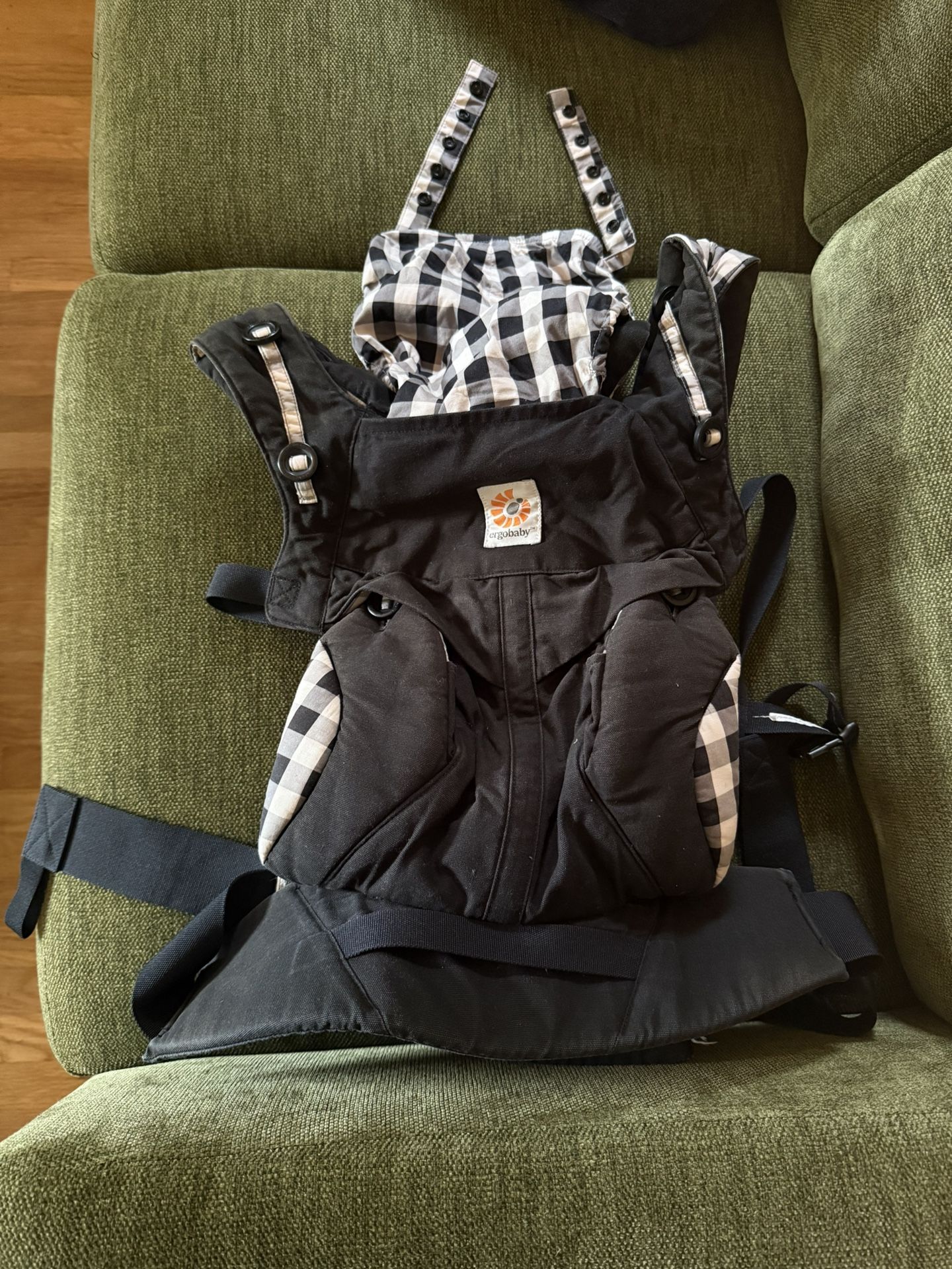 Two Ergo Baby Carriers