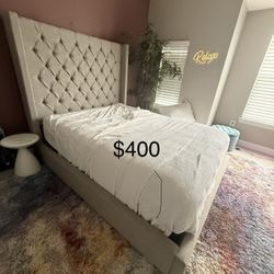 Queen Bed With Mattress Set