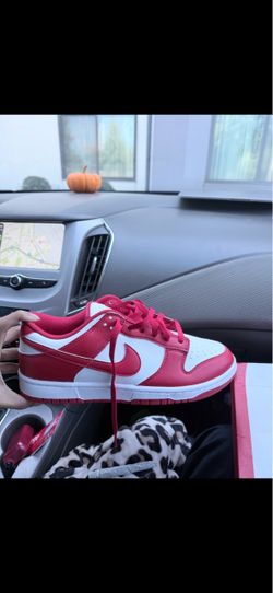 Nike Dunk Low Red and White Sneaker