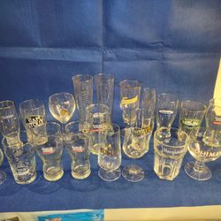 Beer Glasses..22 Of Them Total..Pick Up In Selden NY..Price Is $40