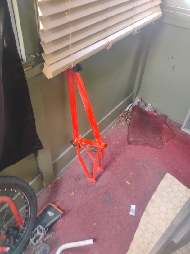Orange BMX Frame