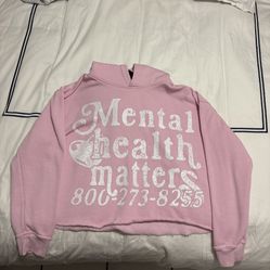 Pink Mental Health Matter Hoodie