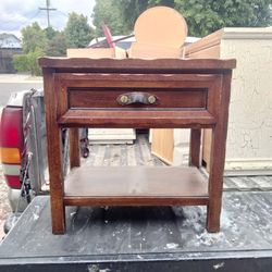 Entry or side table beautiful vintage