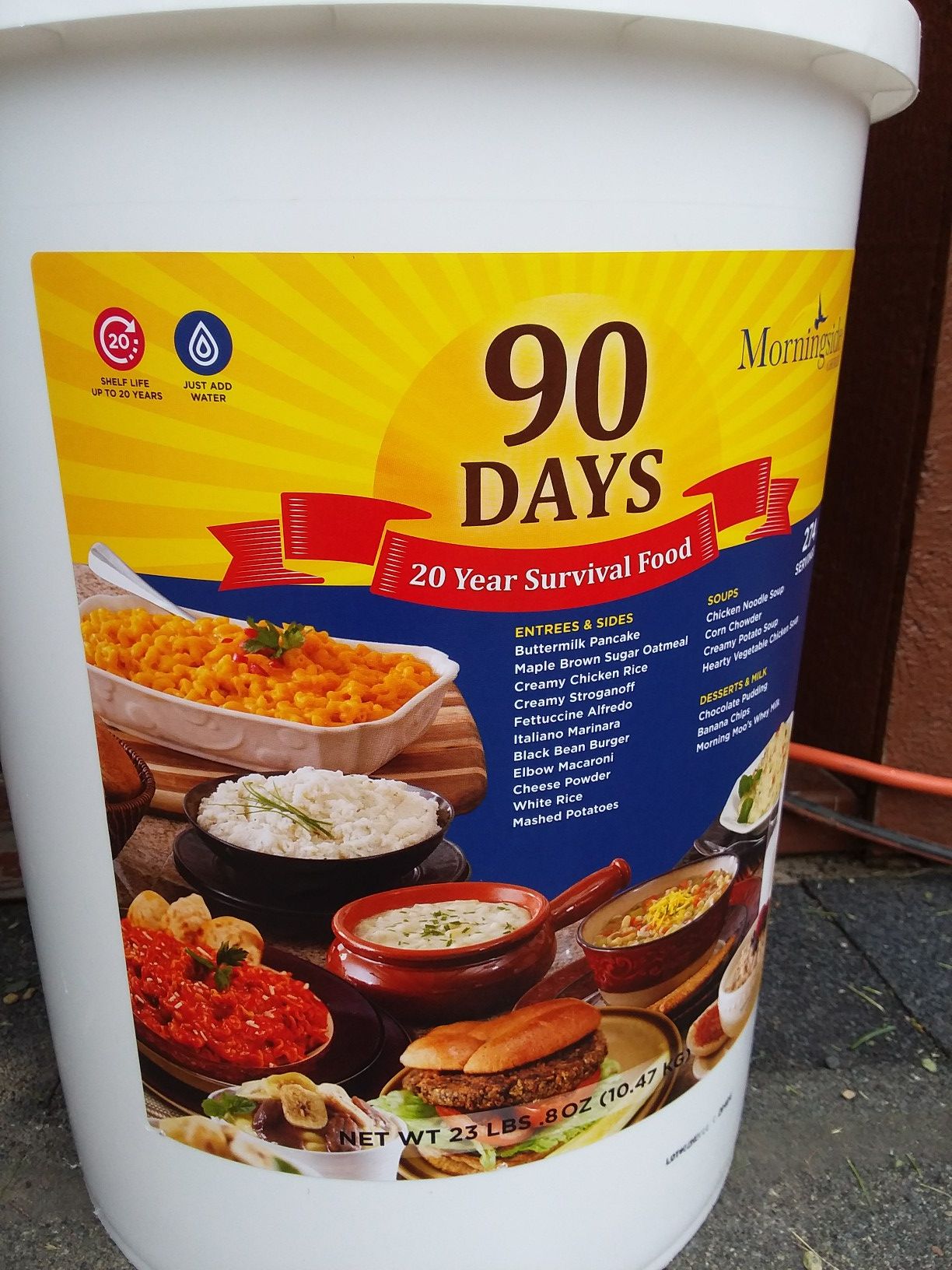 Morningside 20 year survival food