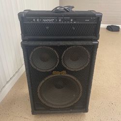 Crate Amp BX-200H And Speaker Cabinet BE-1810