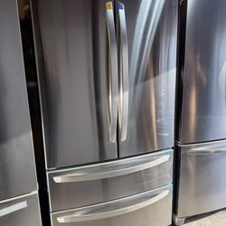 REFRIGERATOR 4 DOOR LG STAINLESS STEEL 