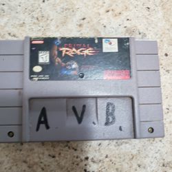 Primal Rage Super Nintendo SNES Game 
