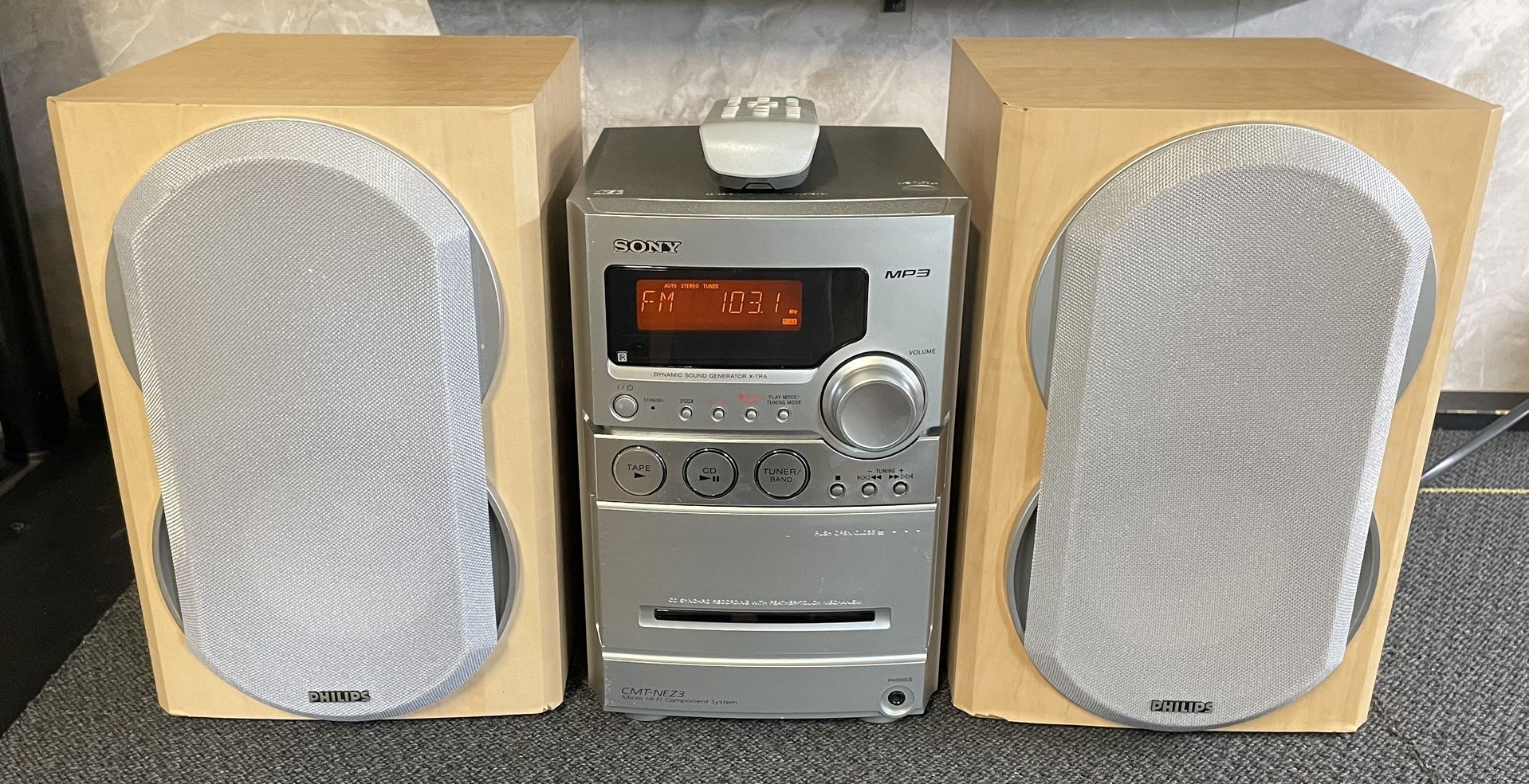 Custom Sony CMT-NEZ3 Compact Stereo W/Bluetooth