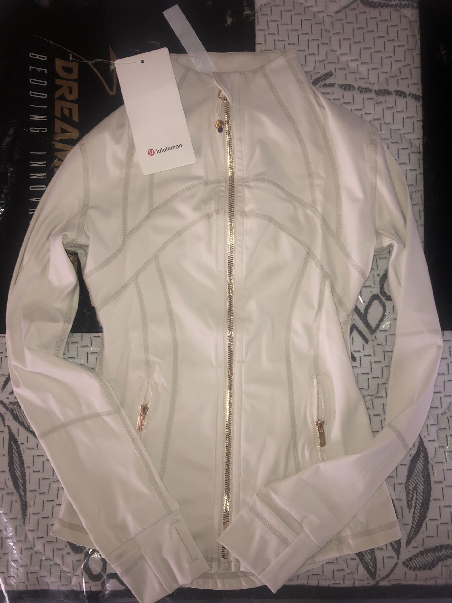 Designer Sports White Lululemon Define Jacket