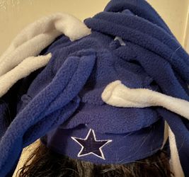 DALLAS COWBOYS RASTA HAT DREADS