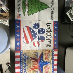 3 Garden Flags New 