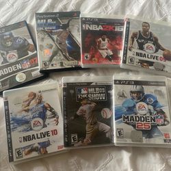 Ps2 And PS3 Video Game Bundle