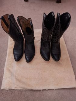 Tony Lama Cowboy Boots (2 pair)
