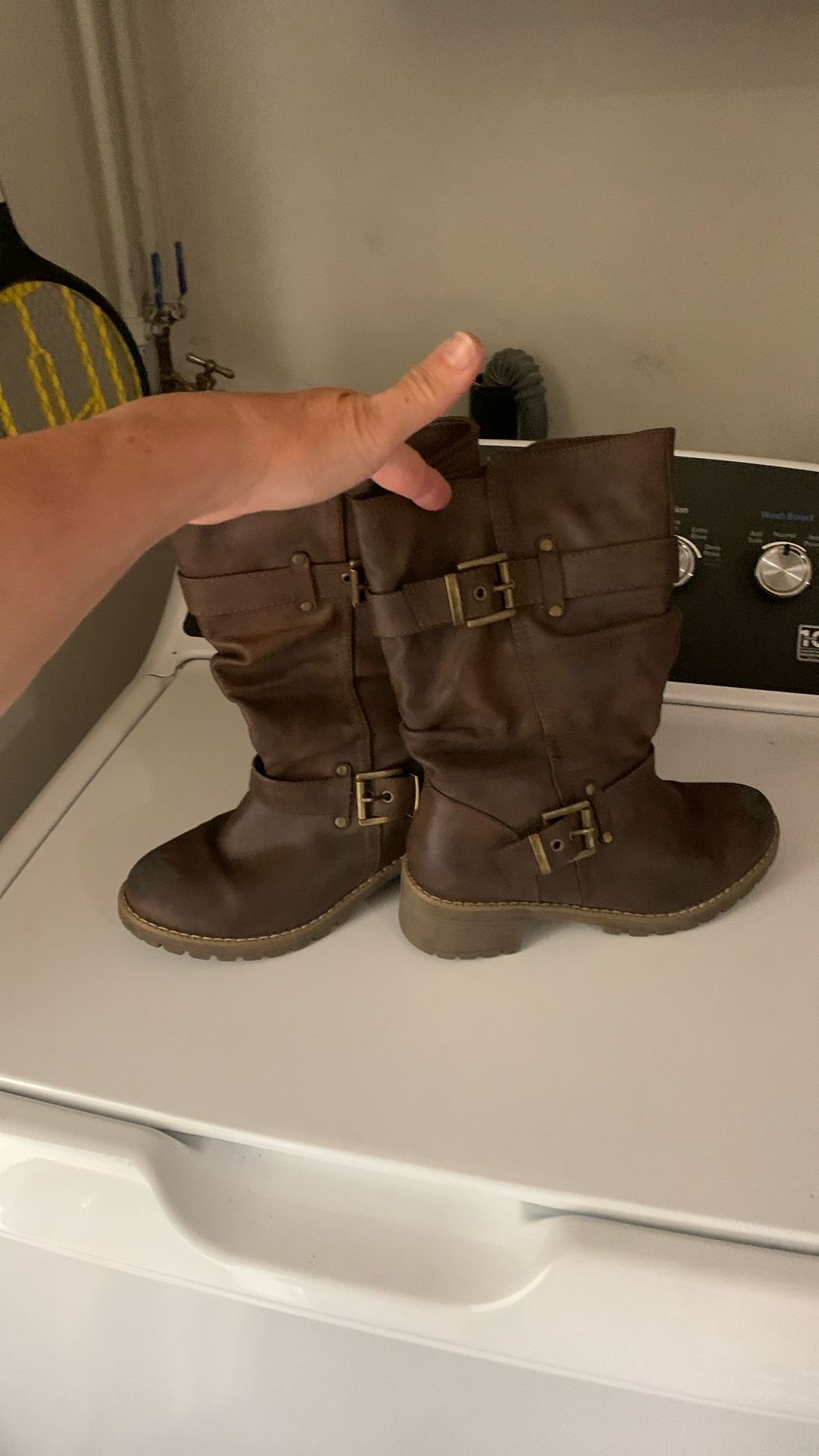 Ladies size 5 1/2 cow boots