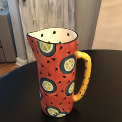 Ceramic pitcher