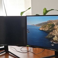 2x Samsung G7 240hz Monitors