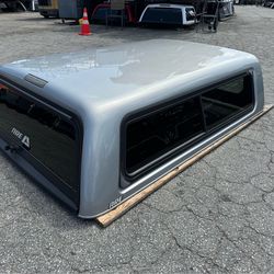 Tacoma camper Shell 2016-23 long bed silver