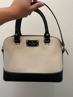 Kate Spade Black & Cream Satchel Crossbody Bag – Unused w/ Strap