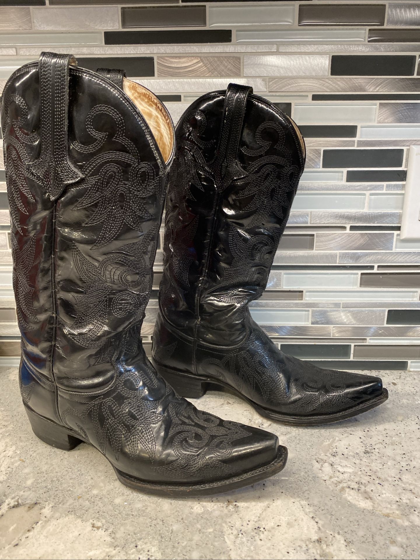 Lane Smokeshow Boots Womens 9 LB0031 B Black Cowboy Western Cowgirl Pointed Toe