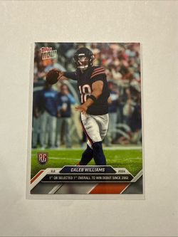 🔥2024 TOPPS NOW Caleb Williams rookie card $6