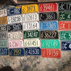 Kansas License Plates 