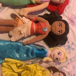 Disney Princess Plushie Dolls