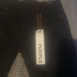 purple jeans