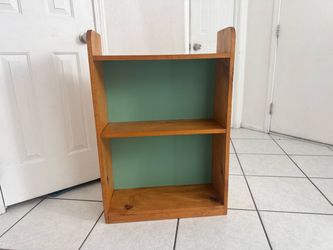Wooden 2-Tier Bookshelf for ($10)