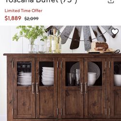 Pottery Barn Side Board 