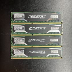 Crucial 16GB (4x4) RAM Sticks