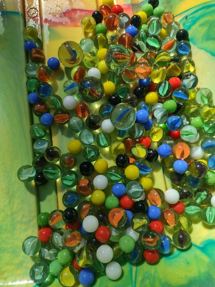 bunch of marbles