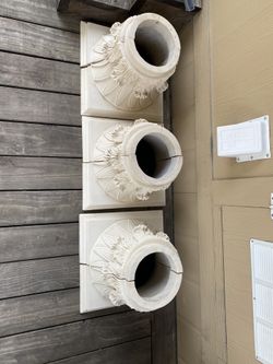 3 Beautiful cover posts for a deck or patios.